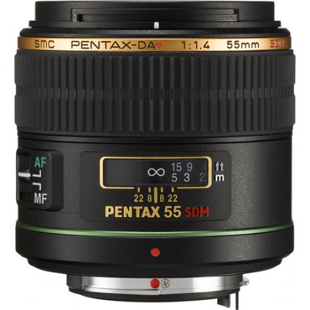 Объектив Pentax Telephoto 55mm f/1.4 DA SDM